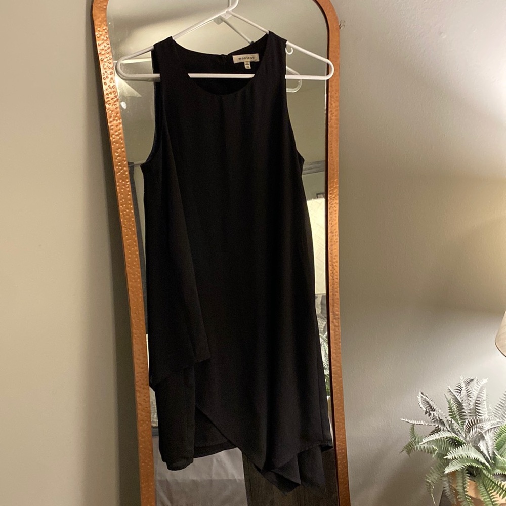 Black hi- low dress